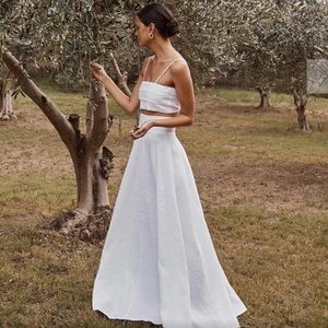 DISSH MAXI SKIRT LINEN // 6 // BRAND NEW WITH TAGS